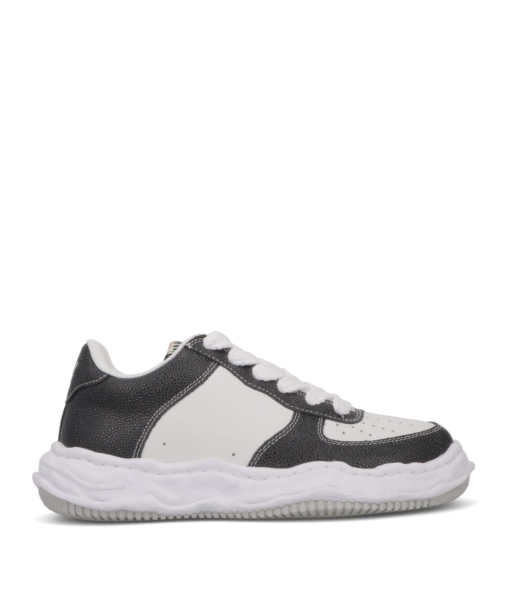 WAYNE LOW/OR-SOLE BASCKET LEATHER LOW-TOP SNEAKER